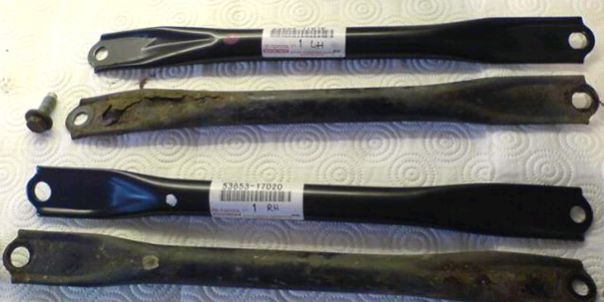 Photos des barres d'entretoise (chassis bar) pour Toyota MR2